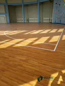 校园篮球地板施工团队
