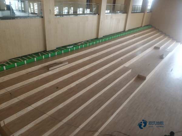校园篮球运动木地板环保